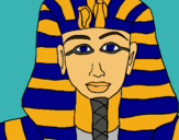 Dibujo Tutankamon pintado por Dan12