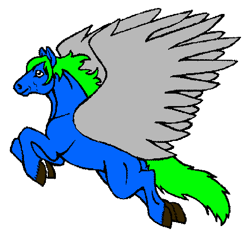 Pegaso volando