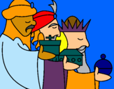 Dibujo Los Reyes Magos 3 pintado por LAURAYING