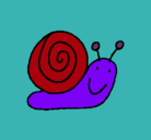 Dibujo Caracol 4 pintado por yooollllll