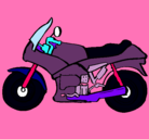 Dibujo Motocicleta pintado por uydudeuxjshd