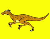 Dibujo Velociraptor pintado por anthonio