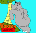 Dibujo Horton pintado por desmat