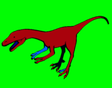 Dibujo Velociraptor II pintado por luisetesete