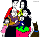 Dibujo Familia pintado por melissa01