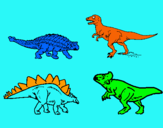 Dibujo Dinosaurios de tierra pintado por KARLIX