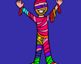 Dibujo Niño momia pintado por pablopablo