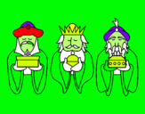 Dibujo Los Reyes Magos 4 pintado por nacho3