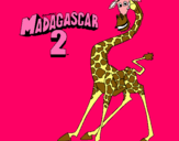 Dibujo Madagascar 2 Melman pintado por simonne