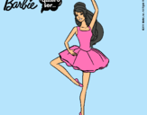 Dibujo Barbie bailarina de ballet pintado por sernx