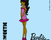 Dibujo Barbie Fashionista 6 pintado por Emilya