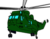 Dibujo Helicóptero al rescate pintado por rubend