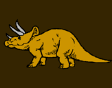 Dibujo Triceratops pintado por anthonio