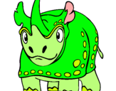 Dibujo Rinoceronte pintado por Estebin