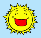 Dibujo Sol sonriendo pintado por deimi7654321