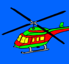 Dibujo Helicóptero  pintado por manuel2011