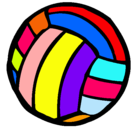 Dibujo Pelota de voleibol pintado por alancini