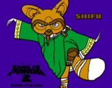 Dibujo Shifu pintado por RIVERA