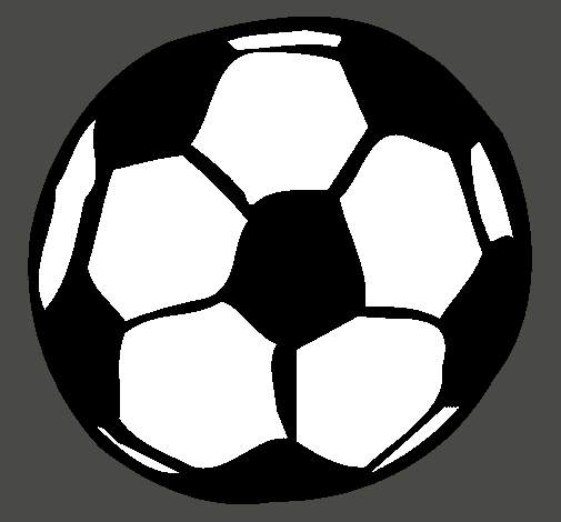 Dibujo Pelota de fútbol pintado por Slowny
