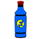 Dibujo Botella de refresco pintado por bevida