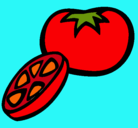 Dibujo Tomate pintado por yesica90