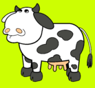 Dibujo Vaca pensativa pintado por Lolitarce