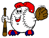Dibujo Bola de béisbol pintado por danicash