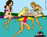 Dibujo Barbie y sus amigas pintado por Danae_Love