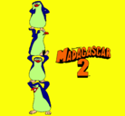 Dibujo Madagascar 2 Pingüinos pintado por pinguipingui