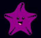 Dibujo Estrella de mar pintado por martazd