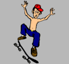 Dibujo Skater pintado por Schadow 