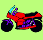 Dibujo Motocicleta pintado por carvfty