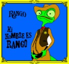 Dibujo Rango pintado por rango