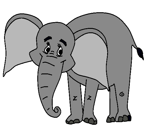 Elefante feliz