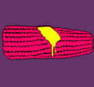 Dibujo Mazorca de maíz pintado por adrivale