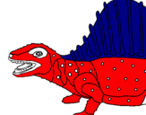 Dibujo Dinosaurio pintado por josephcf