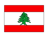 Dibujo Líbano pintado por zabaleta