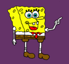 Dibujo Bob Esponja pintado por molu