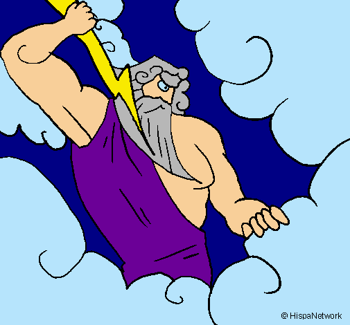 Dibujo Dios Zeus pintado por Dan12