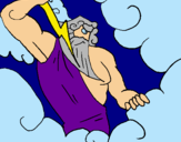 Dibujo Dios Zeus pintado por Dan12