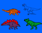 Dibujo Dinosaurios de tierra pintado por uogjfjfjjj