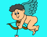 Dibujo Cupido pintado por jkkjl