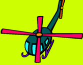 Dibujo Helicóptero V pintado por SANTIAGUIN