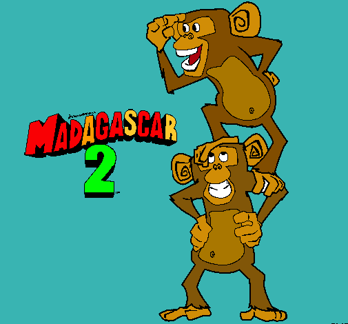 Madagascar 2 Manson y Phil