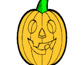 Dibujo Calabaza pintado por mitufin