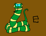 Dibujo Serpiente pintado por bolitxe