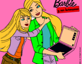 Dibujo El nuevo portátil de Barbie pintado por 8ihhghg