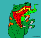 Dibujo Velociraptor II pintado por Luchoooo