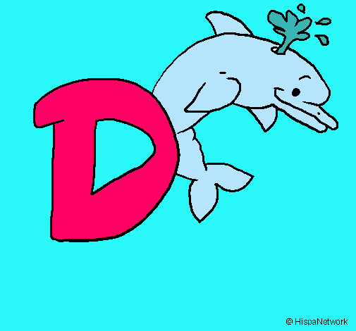 Dibujo Delfín pintado por catire