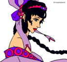 Dibujo Princesa china pintado por EVA1312